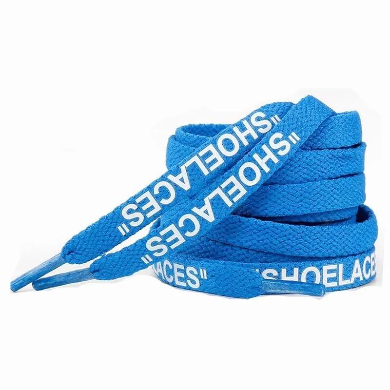 Silicone Printing Shoelaces with Zip Tie Off White the Ten Shoelaces for Sneaker