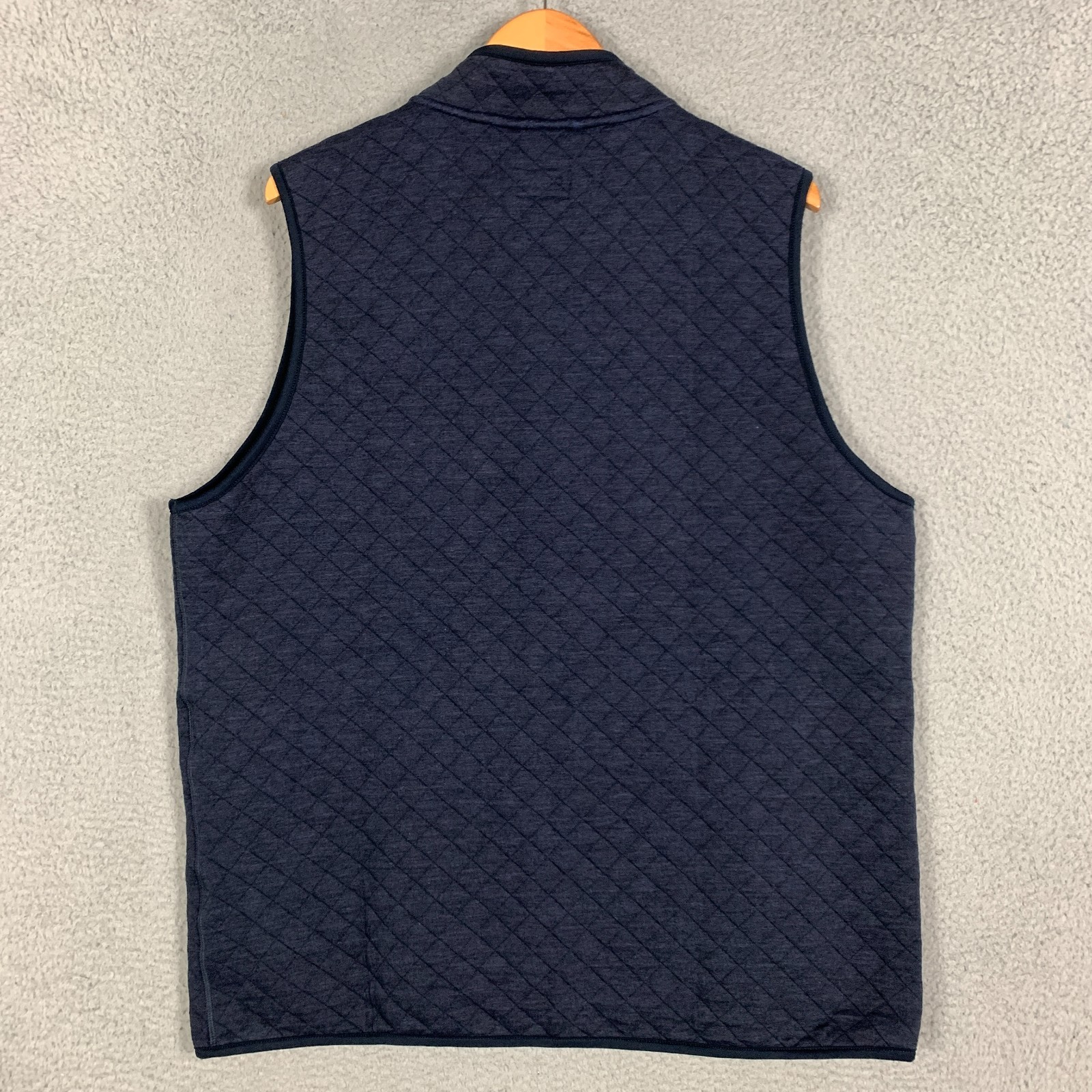 Marine Layer Goldman Sachs Corbet Vest Men’s XL Navy Diamond Quilted NWT $135