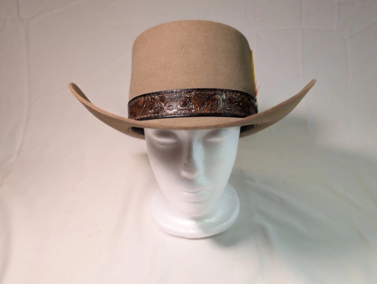 Stetson XXX 3X Beaver Revenger Cowboy Hat Gambler Flat Crown 7