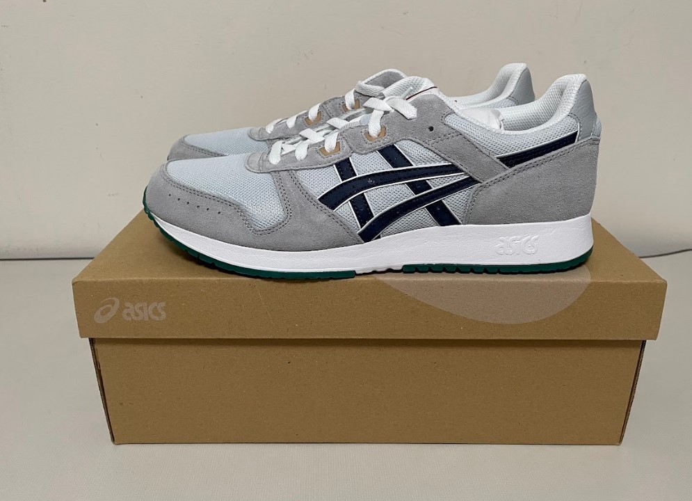 ASICS Lyte Classic Athletic Shoes Sneakers Glacier Gray Peacoat M9 W10.5