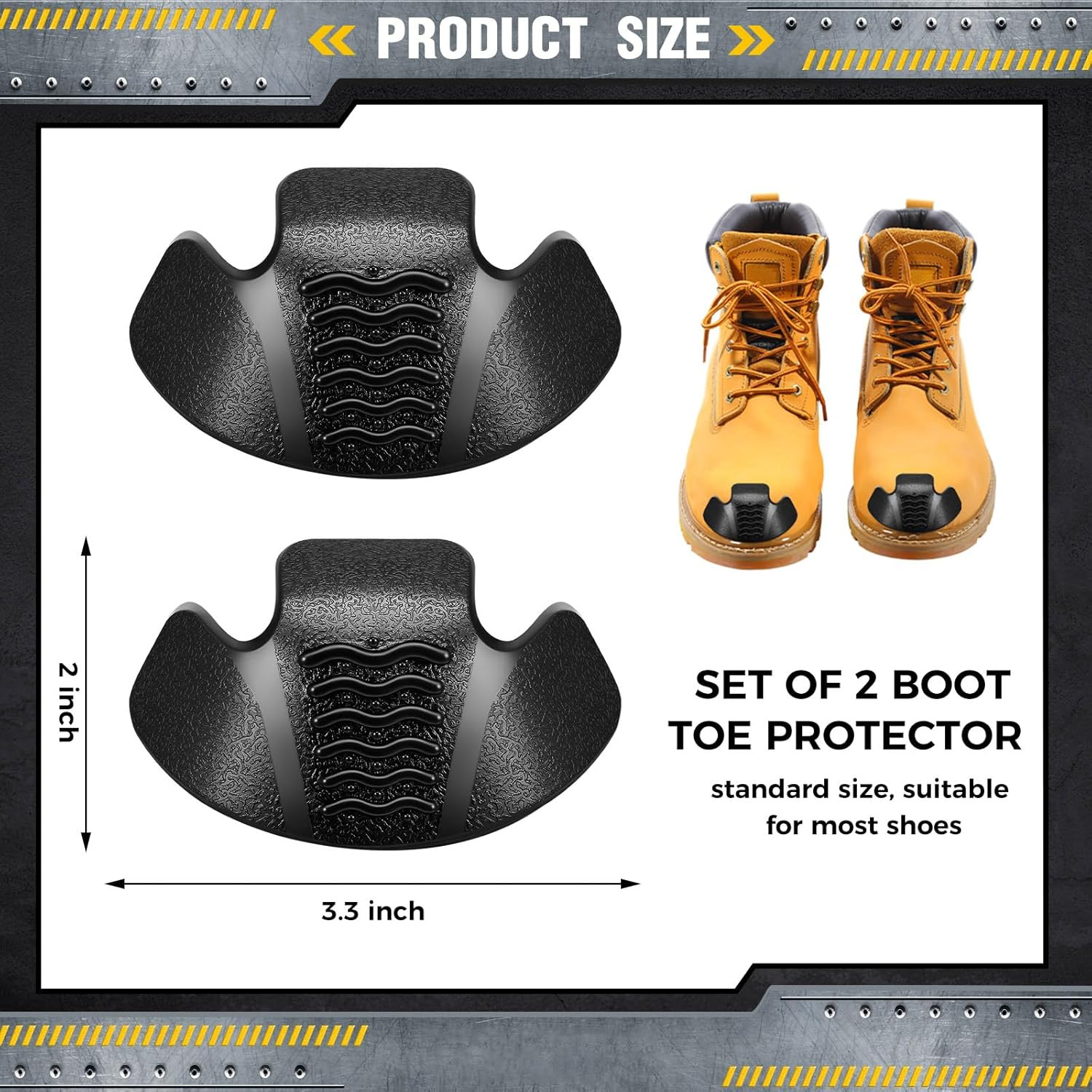 Boot Toe Protectors Boot Guards Work Protector Work Toe Cover for Camping Climbi