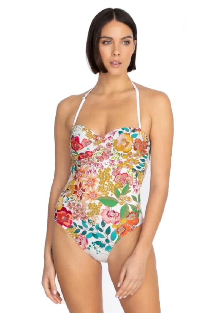 Johnny Was Twist Bra One-Piece Swimsuit – CSW6822-D