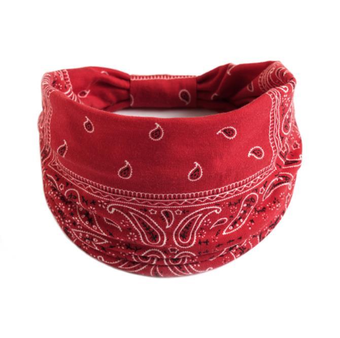 Bandanna Wide Sports Yoga Headband Stretch Hairband Elastic Hair Band Turban