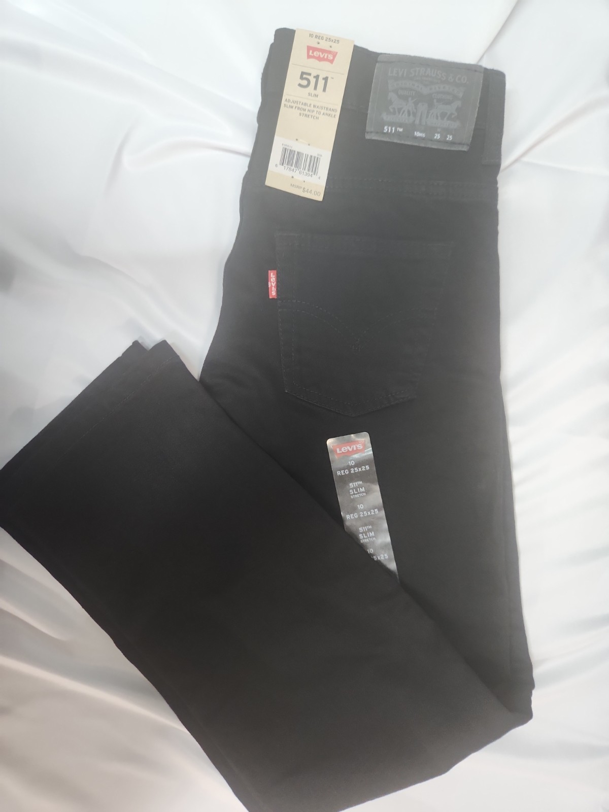 Levi Strauss Boy’s Adjustable Waistband 511 Slim Fit Stretch Denim Jean