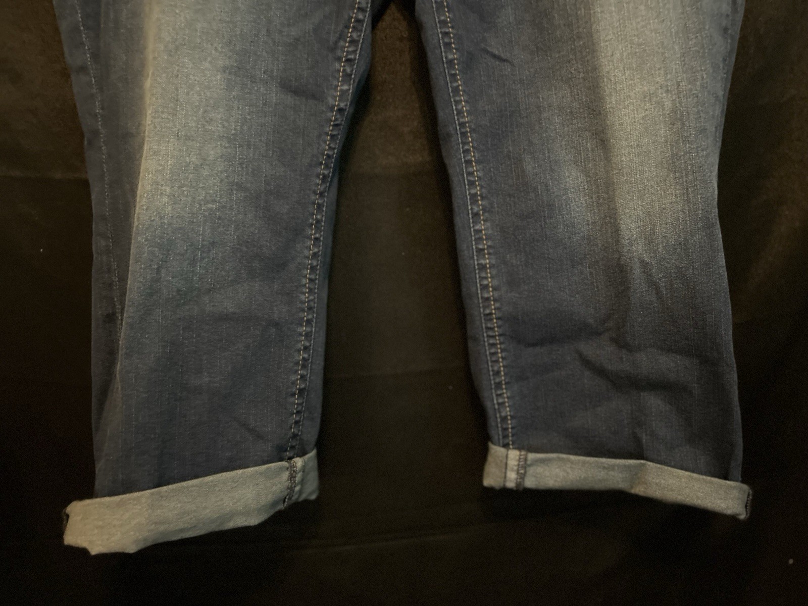 a.n.a Plus Women Mid-Rise Boyfriend Jean Size 22W Dark Heirloom Color