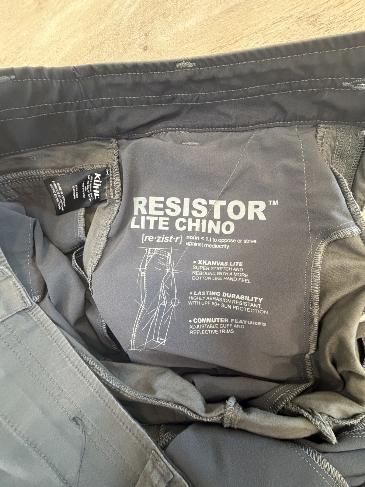 Kuhl Resistor Lite Chino 31 x 32 Pants Men Hiking Outdoor Stretch Trouser