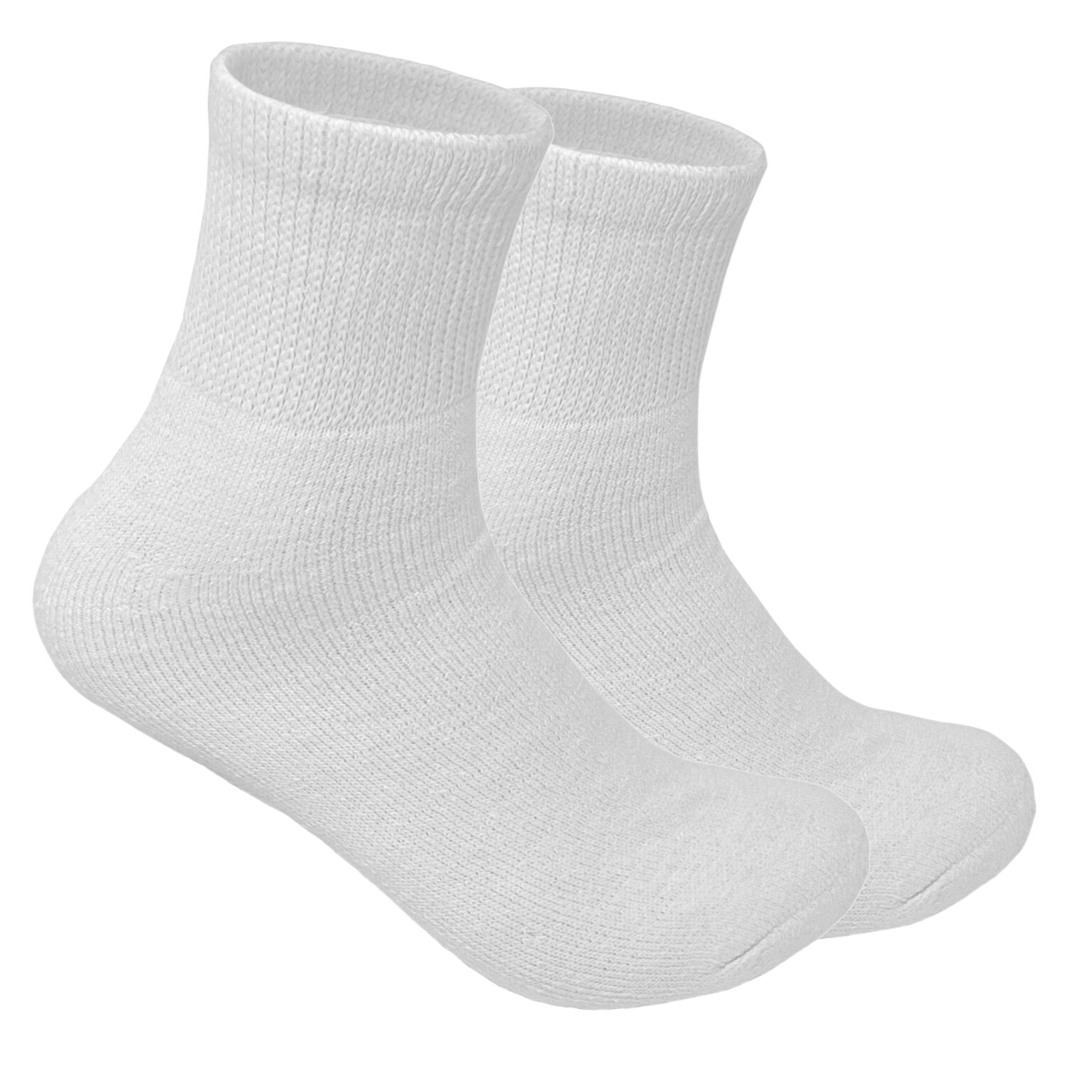 Men Low Cut Diabetic Quarter Crew Circulatory Socks Health Cotton Solid Loose