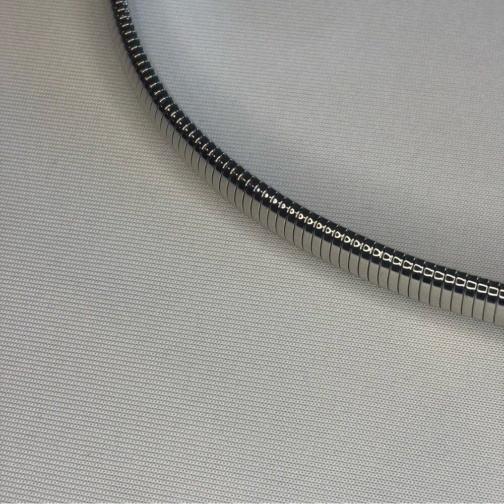 SILVER LEAF BUCKLE Elastic Stretch Waist Belt