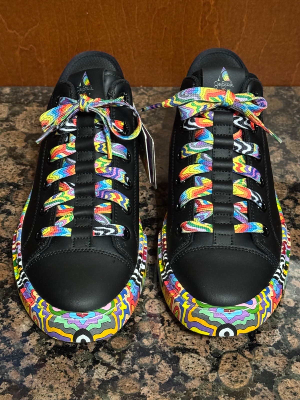 New! Mens SKECHERS SLIP-INS SNOOP ONE JEN STARK DOGGY DRIP SNEAKERS BLACK