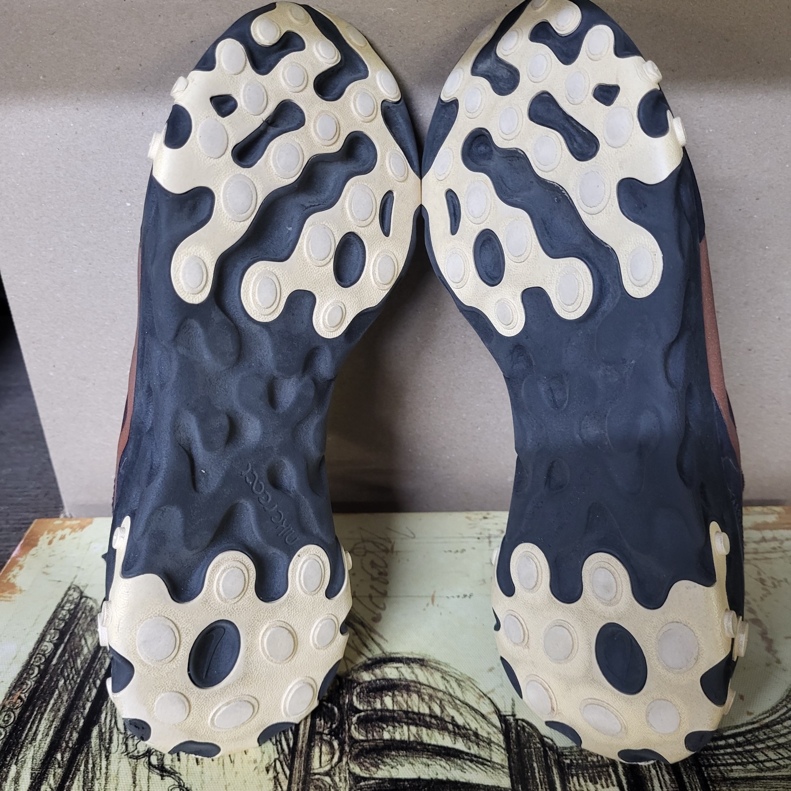 Size 9 Wmns – Nike React Element 55 Shoes Oil-Gray 2019 CT1186-001: Sneakers