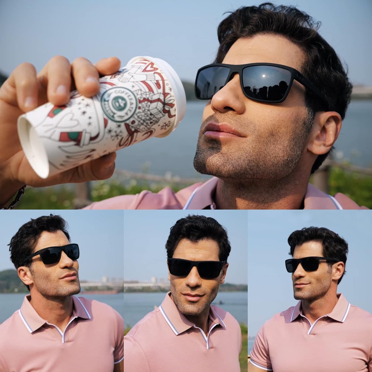 Polarized Sunglasses for Men Women, Classic Sport Sun Glasses for Driving etc..