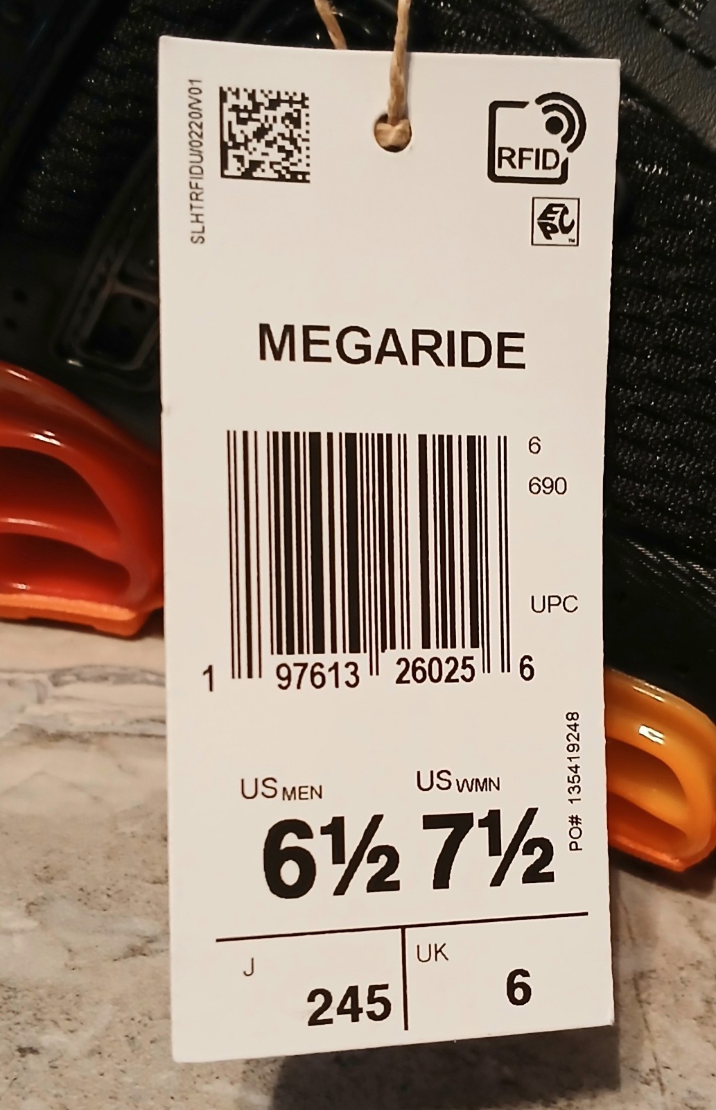 Adidas Megaride Running NEW Mens Size 6.5 Athletic Shoes Black Womens 7.5 JQ7833