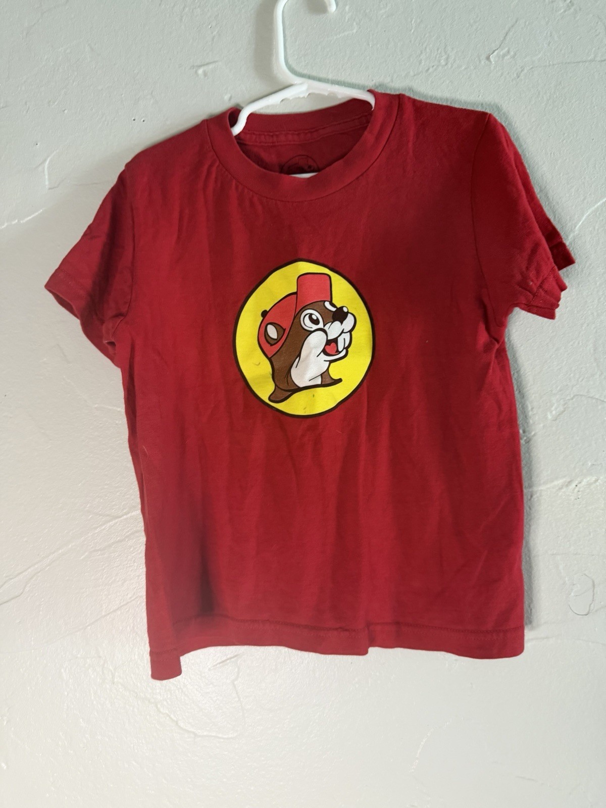 Buc-ee’s Youth YXS Red Buc-ee’s Beaver Logo Graphic T-Shirt Crewneck SS