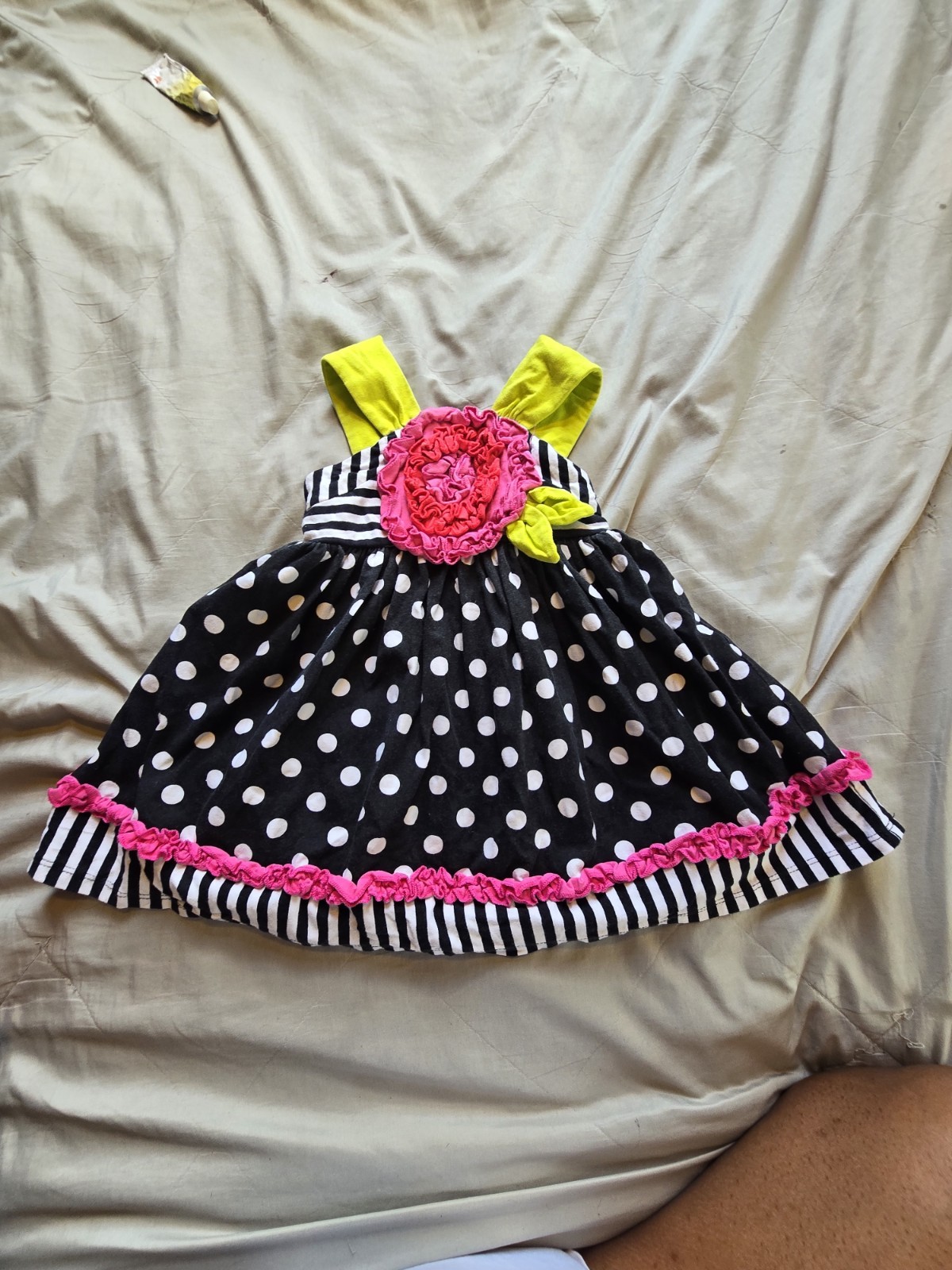 Iris & Ivy Girls Dress 24M Polka Dot Flower Sleeveless Nordstrom