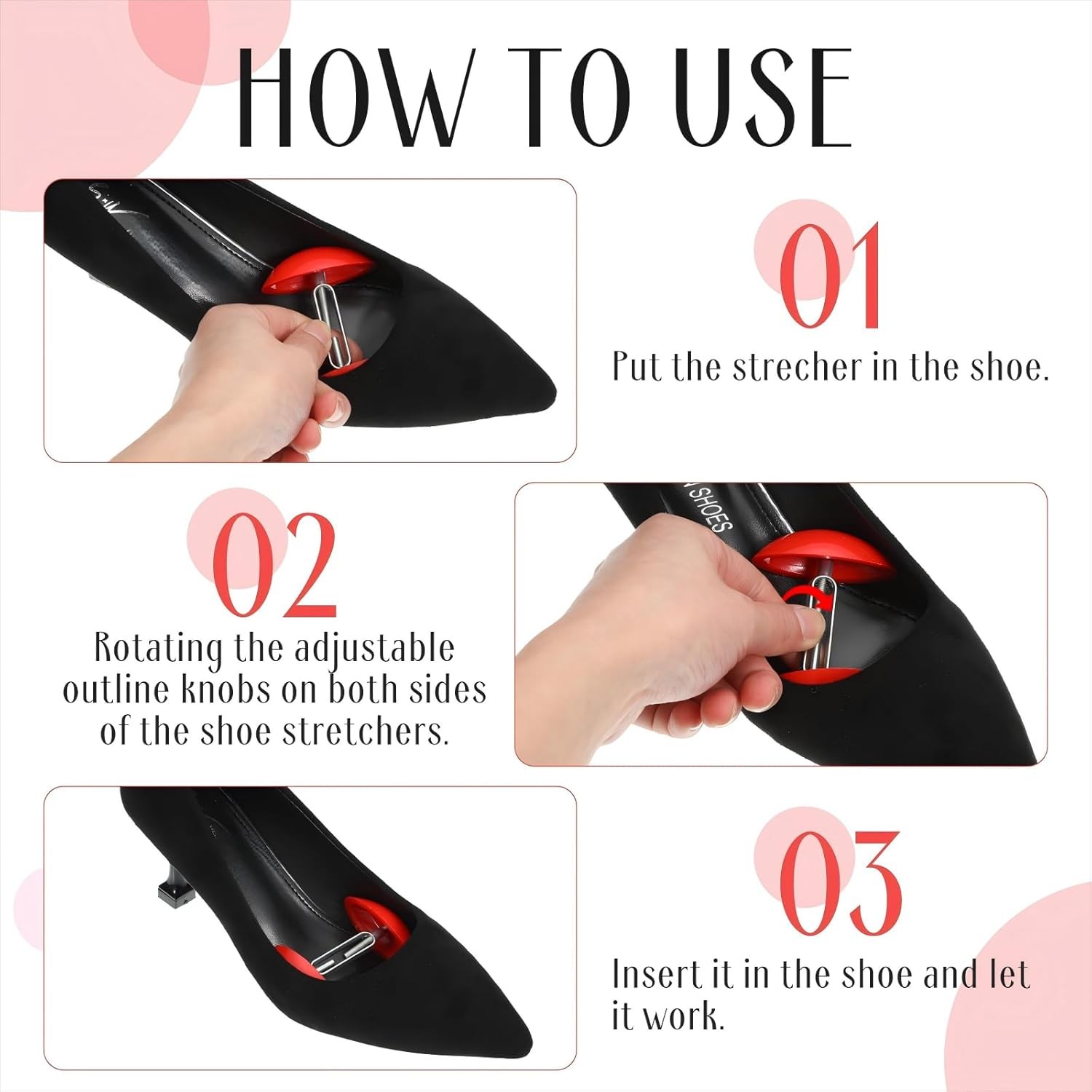 500x Adjustable Shoe Stretcher Boot Men Women Size Shaper Expander Widener Lot