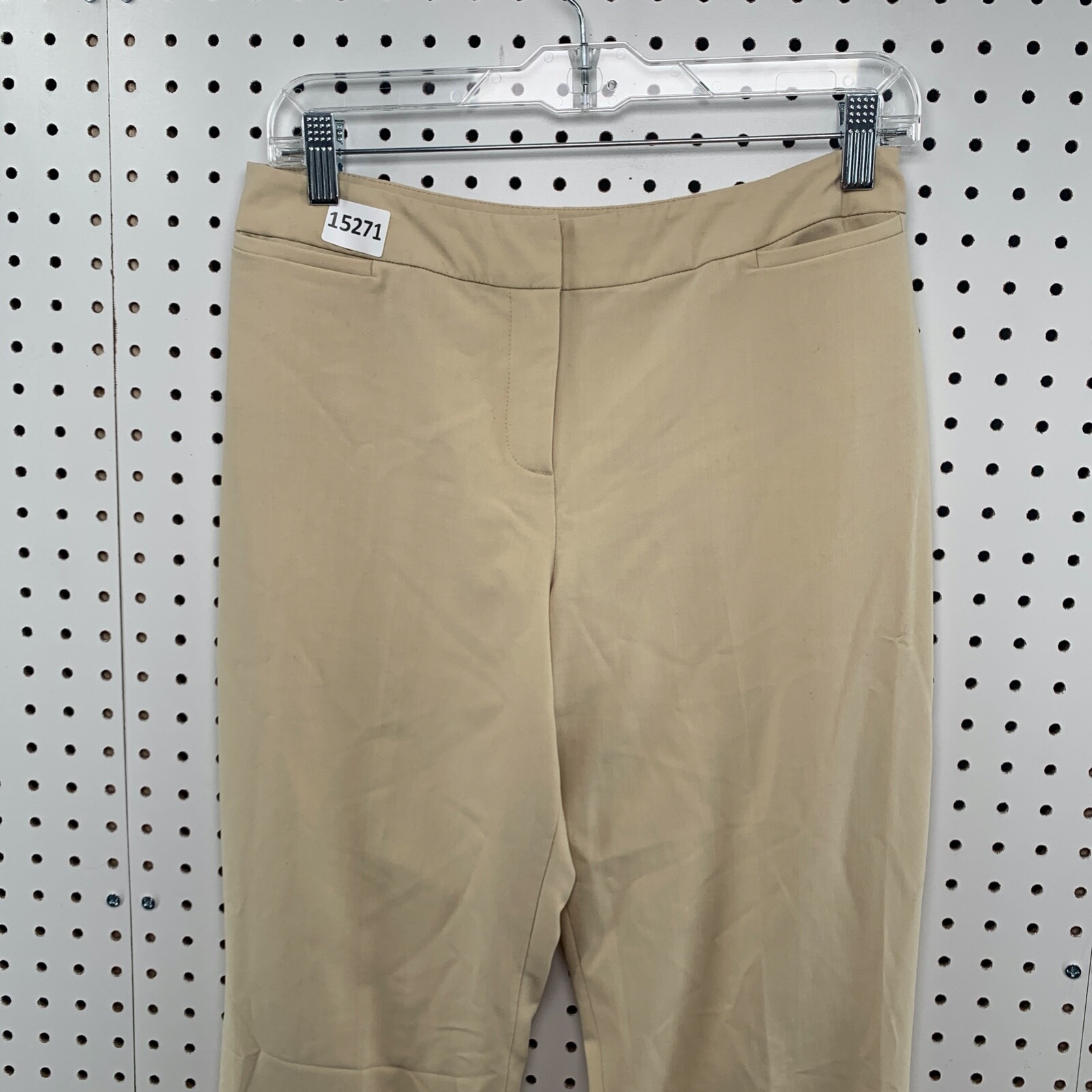 Pendleton Womens Business Pants Beige Size 4 Polyester Spandex blend 28X30
