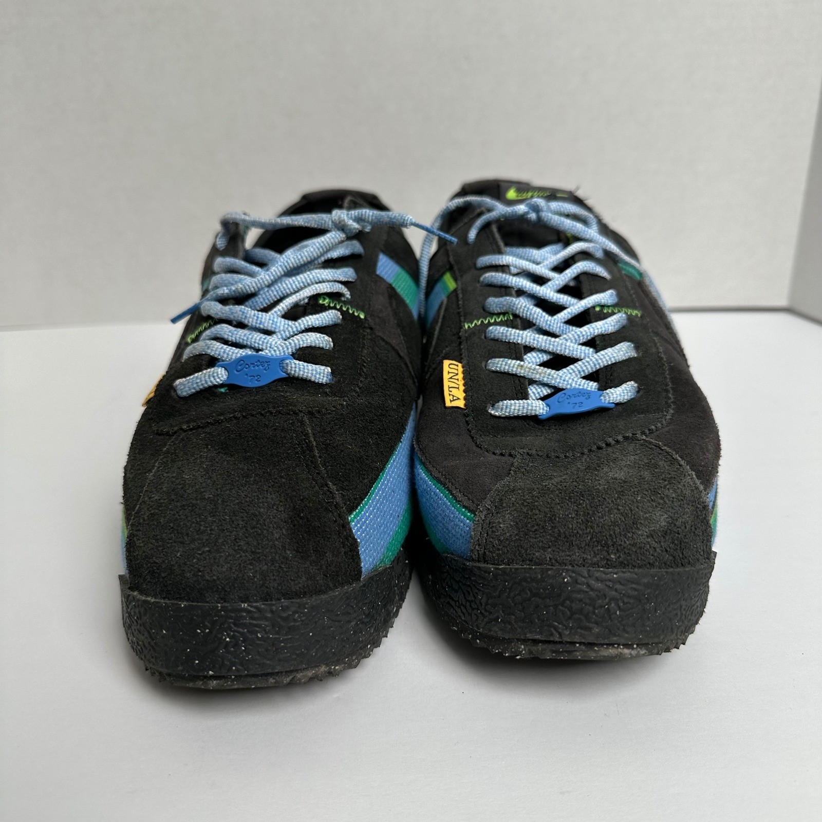 Nike x Union LA Cortez Off Noir Mens 14 Black Blue Green DR1413-001