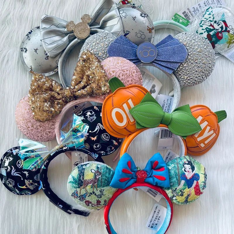 Disney Parks Loungefly Mickey Ears Rapunzel Tangled Pascal Belle Headband 2024