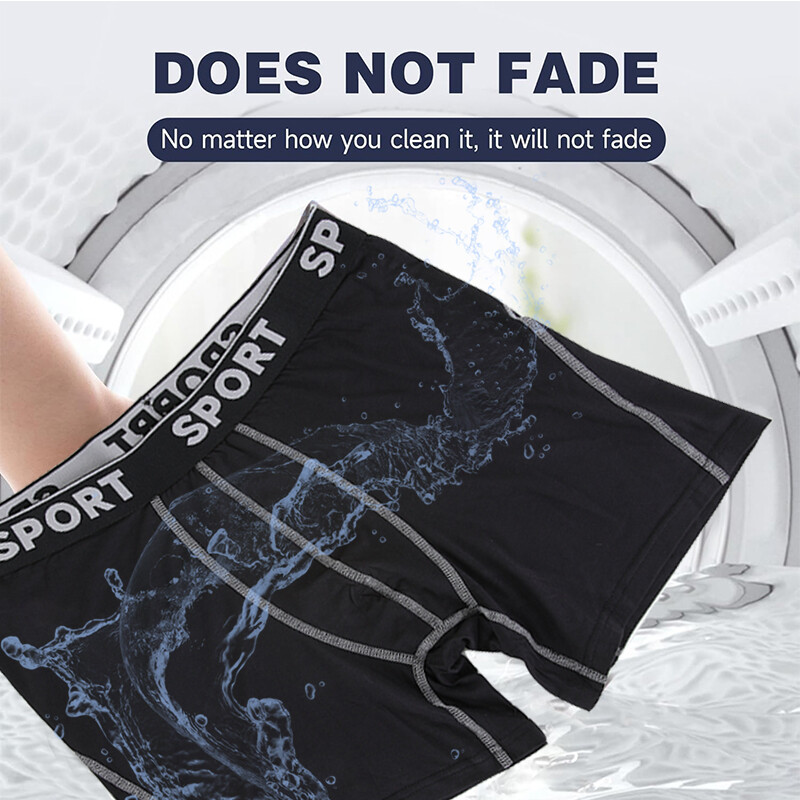 4 Pack Men Anti Chafing Underwear Boxer Briefs Moisture Wicking Lightweight Soft