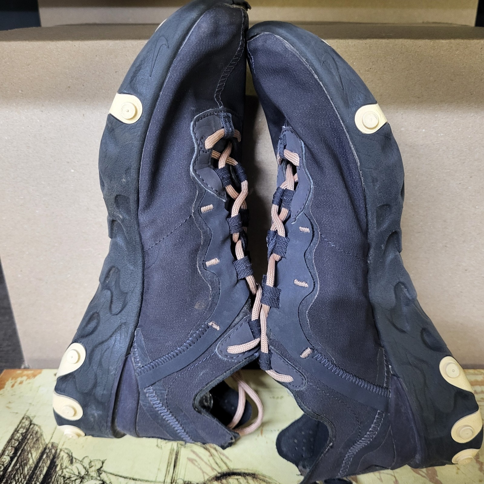 Size 9 Wmns – Nike React Element 55 Shoes Oil-Gray 2019 CT1186-001: Sneakers
