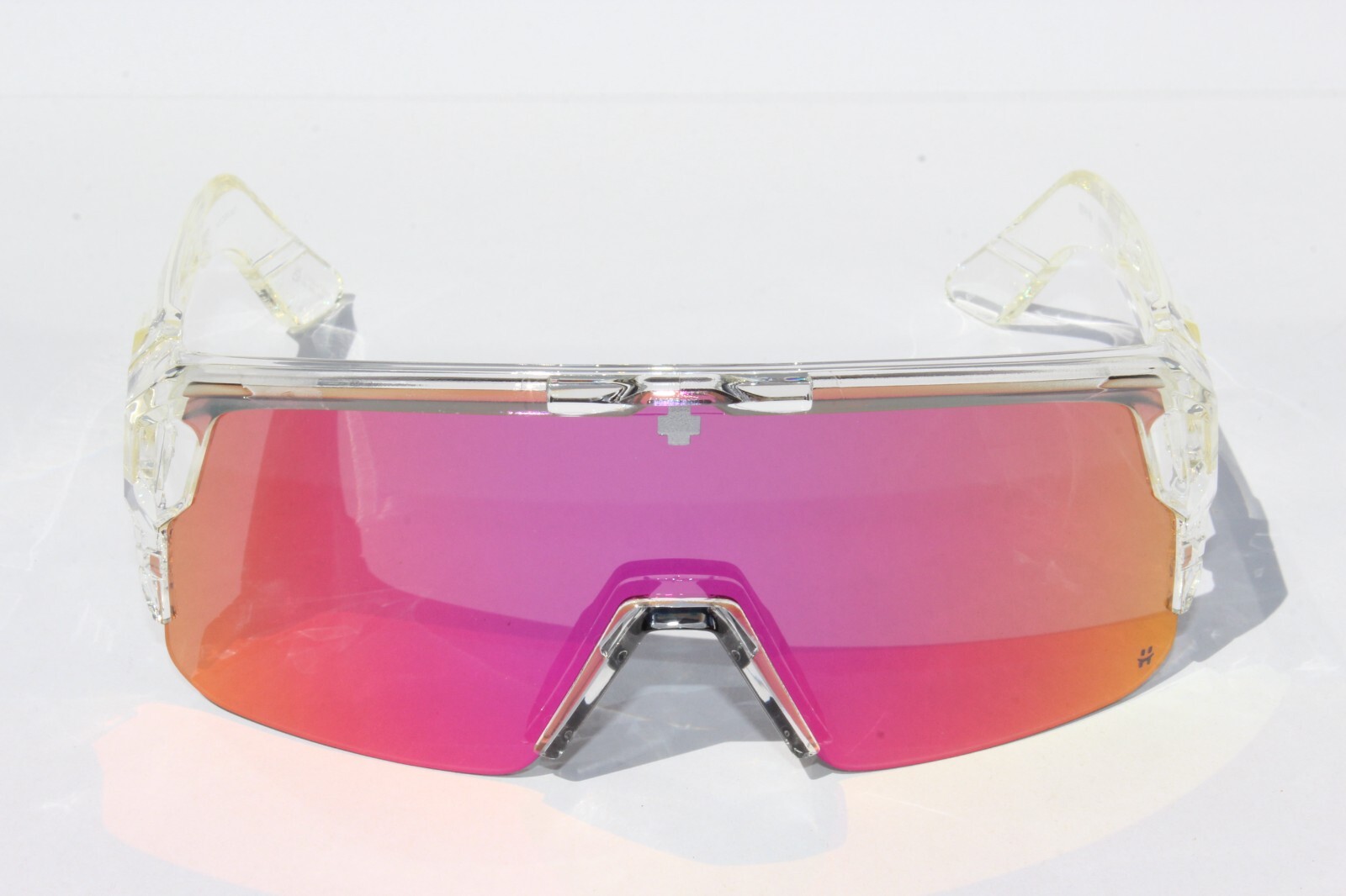 SPY OPTICS Monolith 5050 Sunglasses Crystal/Happy Gray Green Pink Spectra NEW