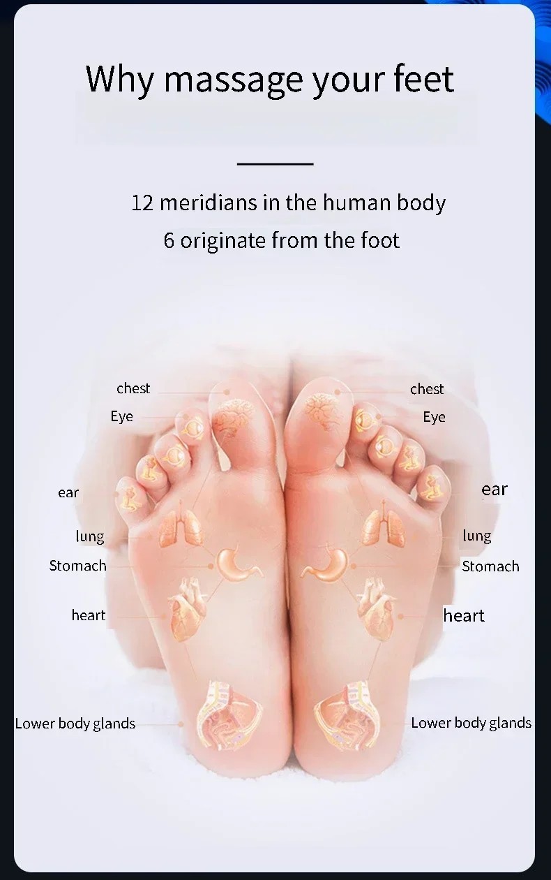 Foot Massage Insoles Acupressure Shoe Inserts Soft Cushion Relief for Men Women