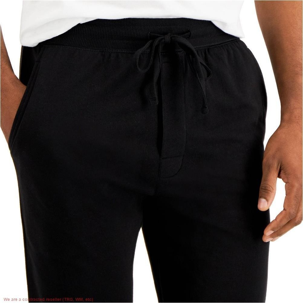 Hanes Premium Men’s French Terry Jogger Pajama Pants – Black M *SEE DEAL!!!*