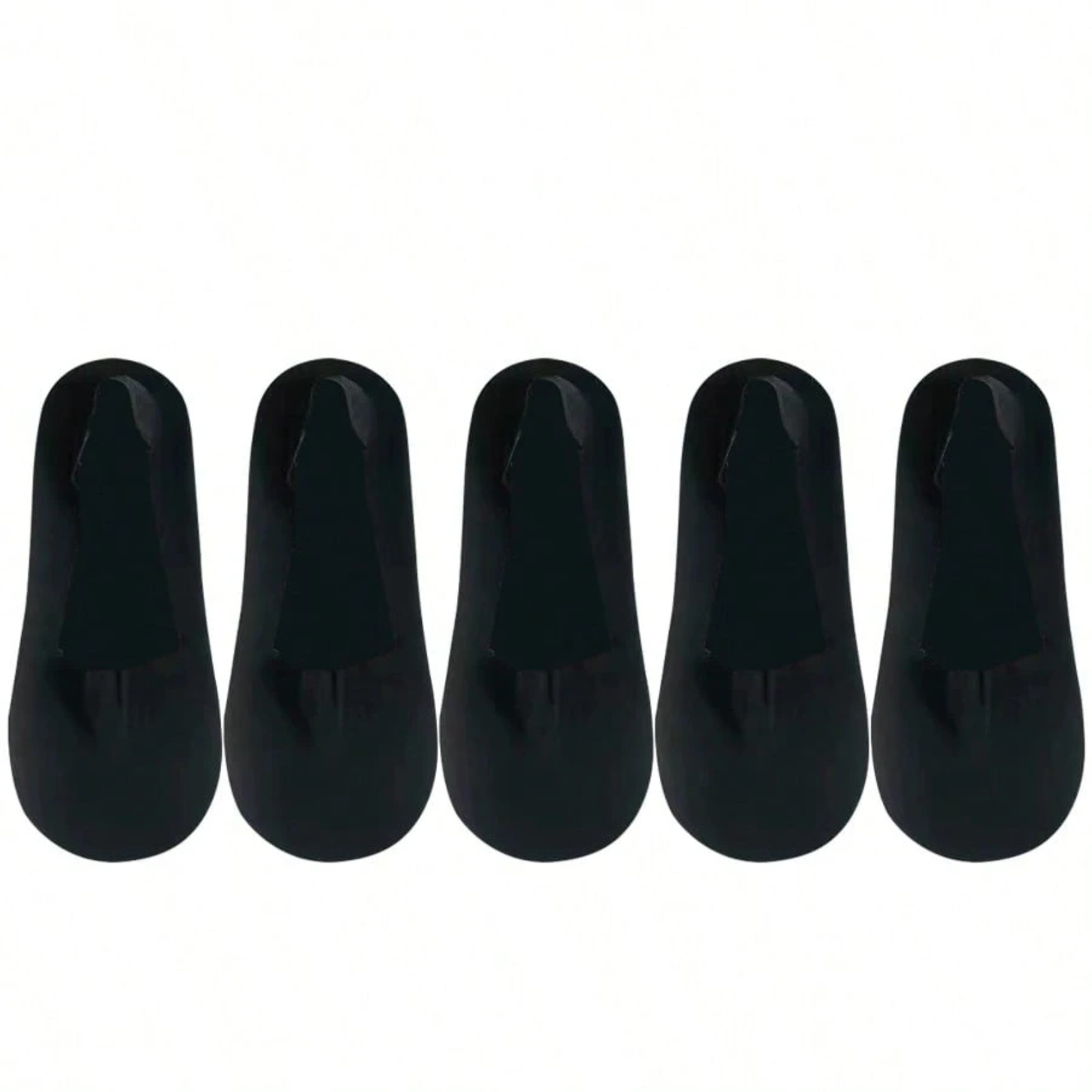 5Pairs Thin No Show Socks Low Cut Liner Non Slip Invisible Socks For Women
