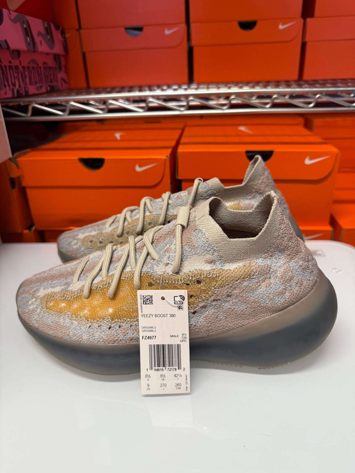 Adidas Men’s Yeezy Boost 380 Shoes Pepper Reflective FZ4977