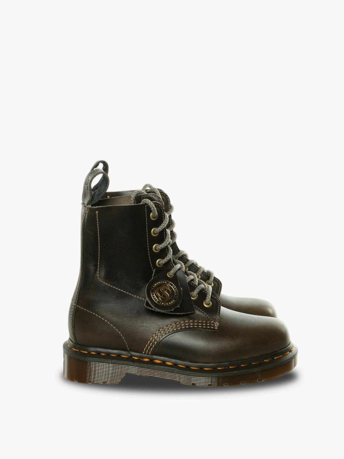 DR. MARTENS -1460 Pascal Sepia Grey Shoes