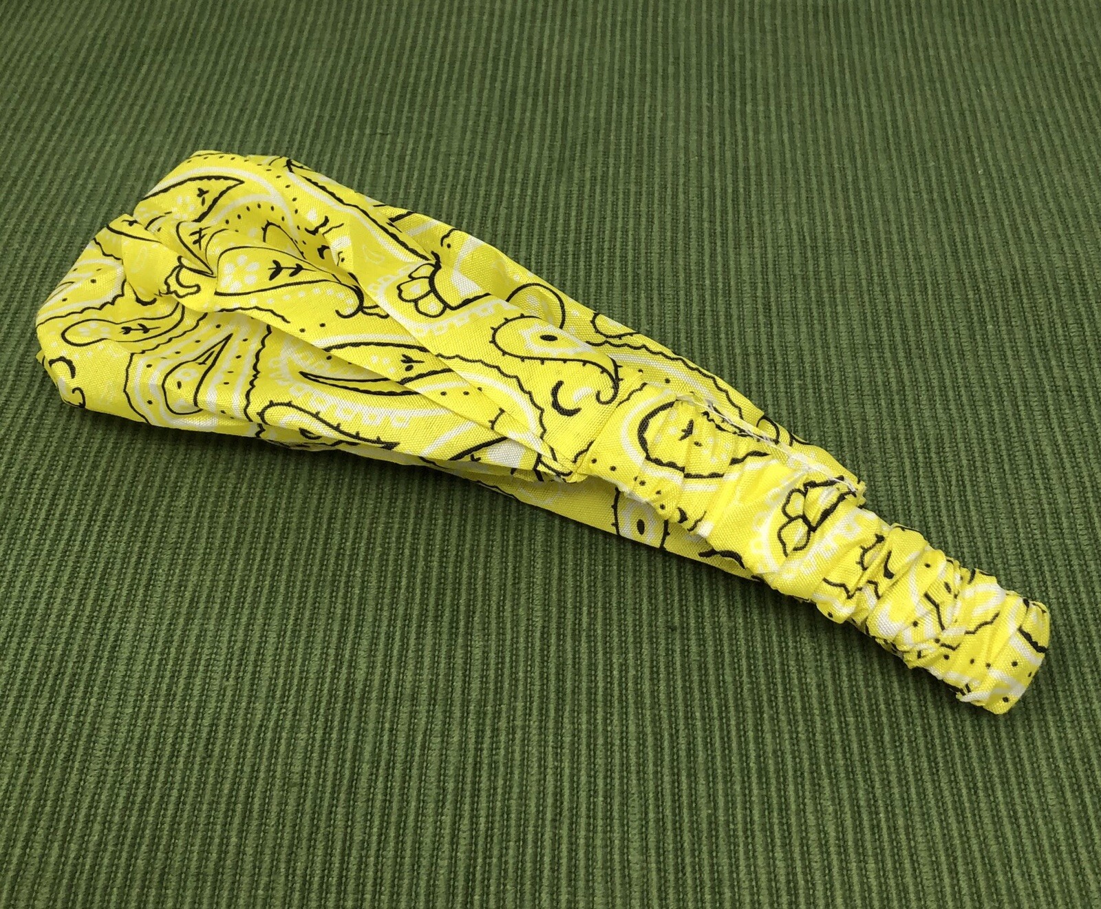 Paisley Headband Elastic Back Wide or Thin Bandana Style Hair Accessory USA Ship