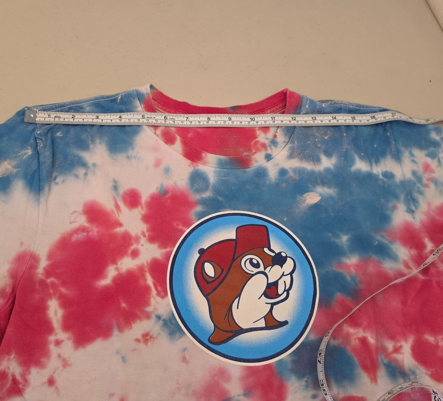 Bucees Red White and Blue Let’s Get Poppin Shirt 4th of July Celebration Adult M